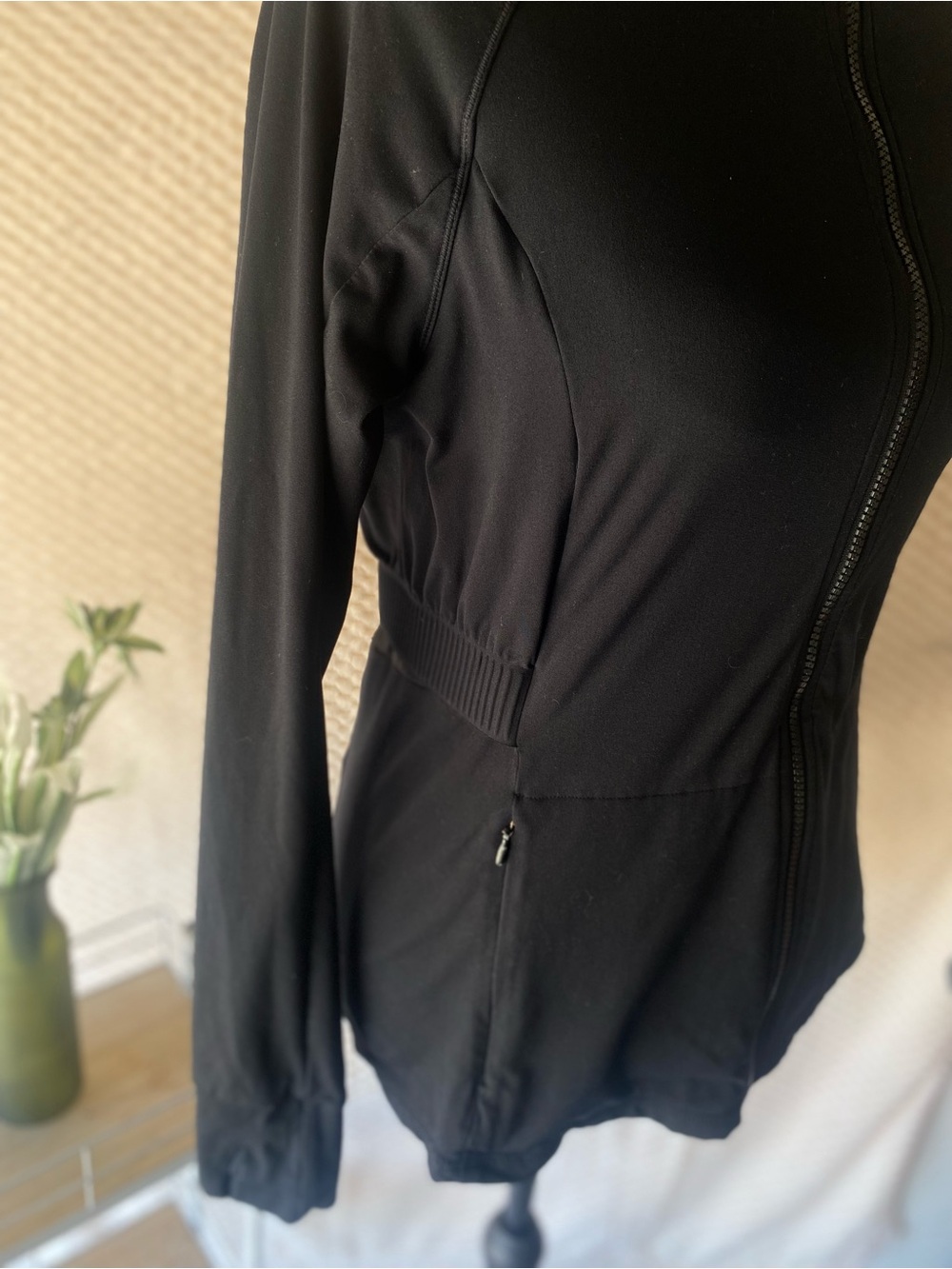 Fabletics Black Full-Zip Performance Utility Jacket - Picture 8 of 10